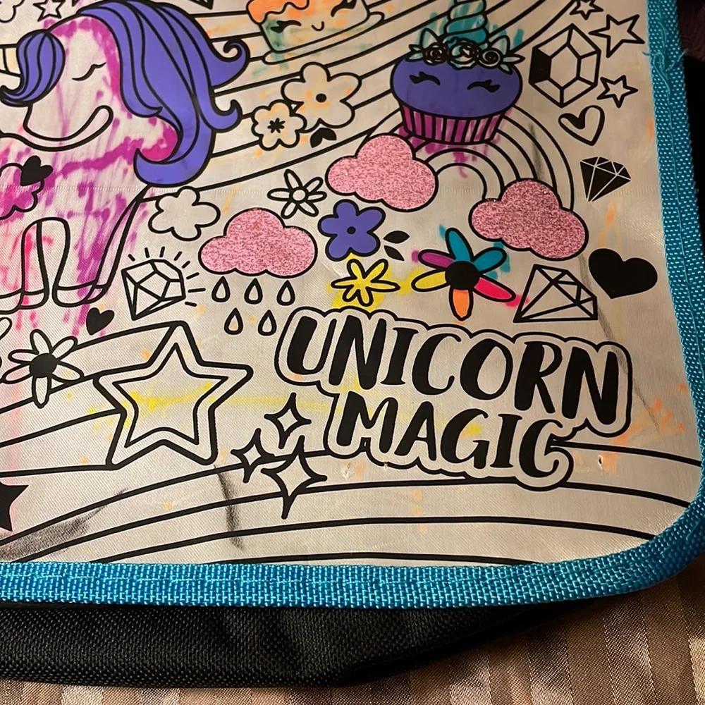 CraZArt girl’s book bag unicorn magic with adjustable strap